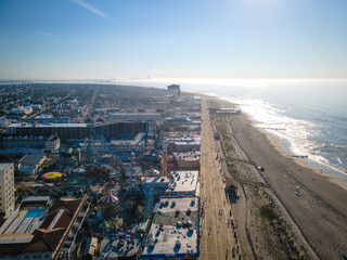 Aerial Drone of Ocean City New Jersey 