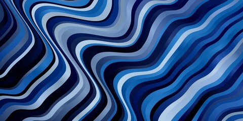 Dark BLUE vector background with wry lines.