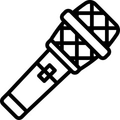 microphone outline icon