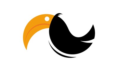 Fototapeta premium toucan bird vector icon