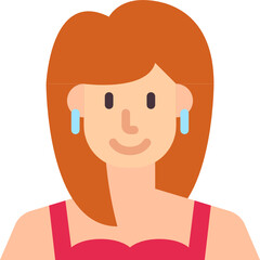 woman flat icon