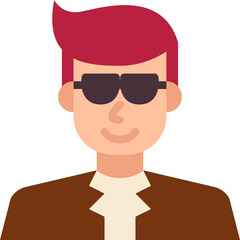 man flat icon