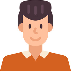 man flat icon