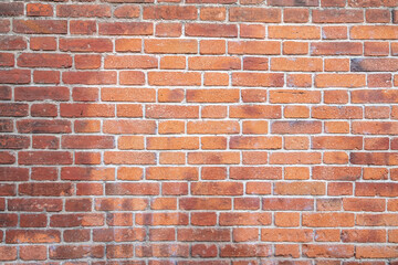 Obraz premium Fragment of a 19th century brick wall