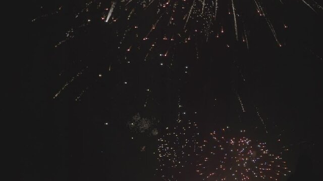 Slow motion firework