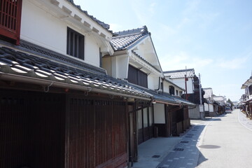 丹波篠山市　河原町　河原町妻入商家群　風景