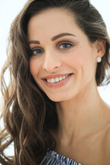 Obraz premium Woman with beautiful smile