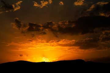 Beautiful sunset background. Sunset. Photo. Background. 