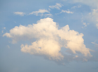 blue sky with clouds