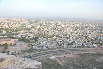 Ariel View of Bhuj City from Bhujio