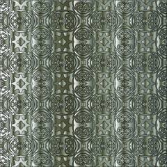 
Silver metallic gradient with repeat Pattern . Abstract metallic background.