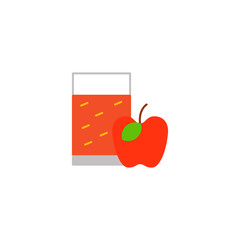 Juice drink icon in color icon, isolated on white background 