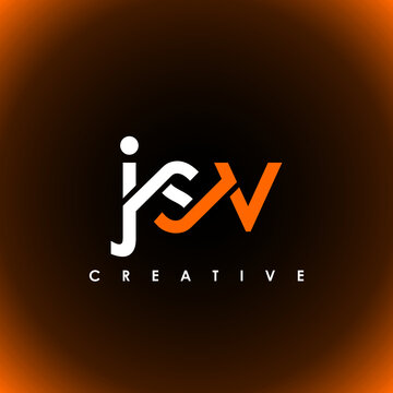 JSV Letter Initial Logo Design Template Vector Illustration