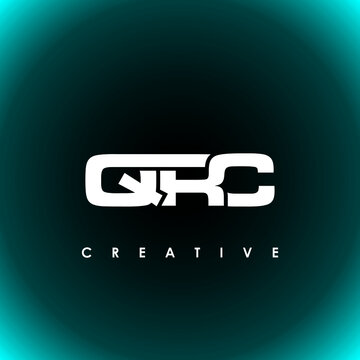QRC Letter Initial Logo Design Template Vector Illustration