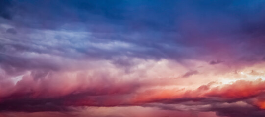 Fototapeta premium Colorful Evening Sky