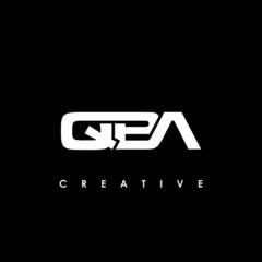 QBA Letter Initial Logo Design Template Vector Illustration