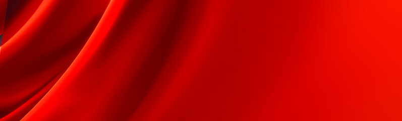 赤い布。ドレープ背景。高級感。ラグジュアリーなイメージ