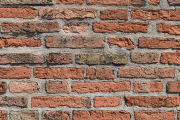 Brick wall background. Wall texture background. Old brick wall.