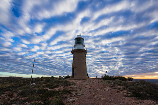 オーストラリア　西オーストラリア州のエクスマウス近郊のヴラミンヘッド灯台　Vlamingh Head Lighthouse