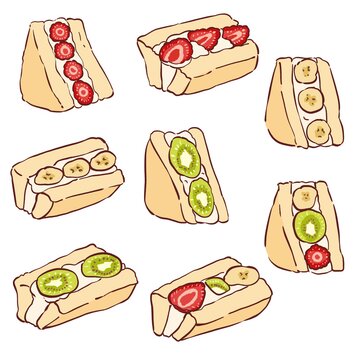 341 Best フルーツサンドイッチ Images Stock Photos Vectors Adobe Stock