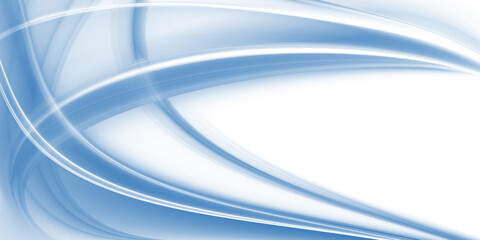 Fototapeta premium Abstract fractal blue pattern on a light background