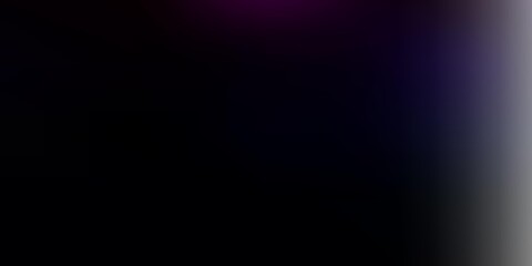 Dark multicolor vector abstract blur layout.