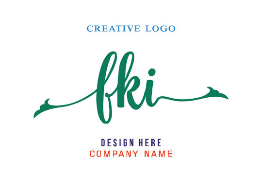 FKI lettering logo is simple, easy to understand and authoritative