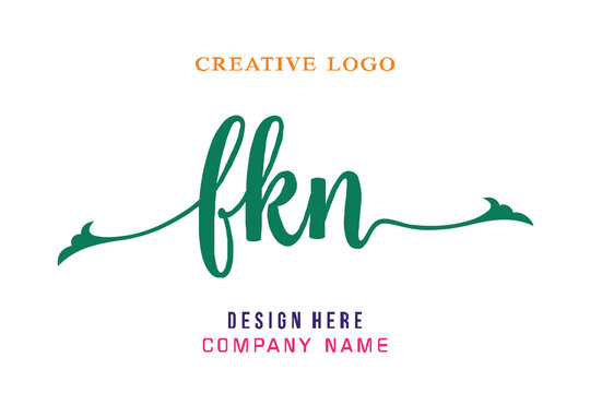 FKN lettering logo is simple, easy to understand and authoritative
