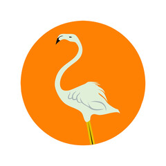 illustration of a stork