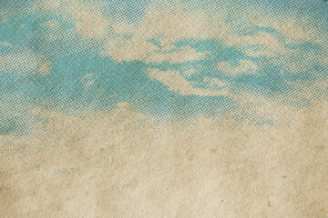 retro sky pattern on old paper