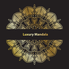 background with golden ornament