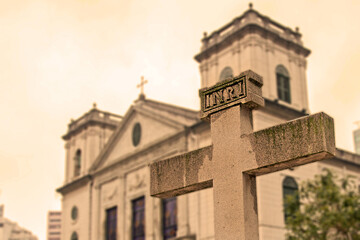Cross at Macau Cathedral