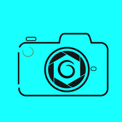  icon camera symbol design isolated.