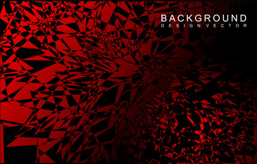 Abatract geometric red and black background  illustration design vector. 