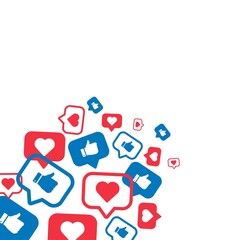 Like,thumbs Up,fans Page,flat Illustration,transparent Vector