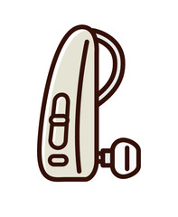 behind-the-ear hearing aid