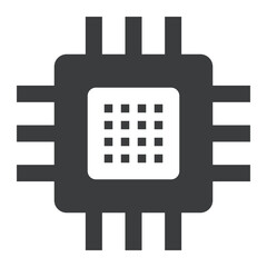 Obraz premium Integrated Circuit Icon