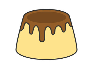 プリンのイラスト