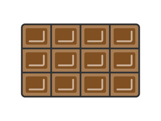 板チョコレートのイラスト