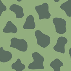 Abstract spots on a dark background. Cow pattern. Vector illustration. Print for printing.