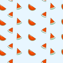 watermelon pattern, cool watermelon in hot summer, fruit pattern. sweet fruit
