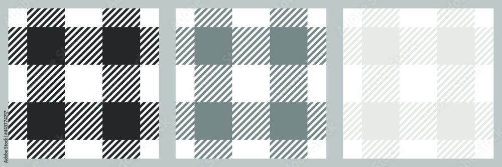 Poster vector geometric pattern seamless set for your design. pastel background for textile design.