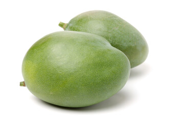 mangos on a white background 