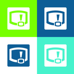 Bitacoras Symbol Flat four color minimal icon set
