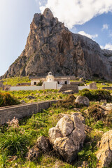 Coast of Mondello near Palermo on Sicily in Italy, Europe