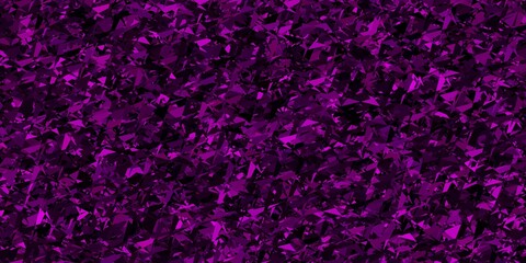 Light Purple vector background with triangles.