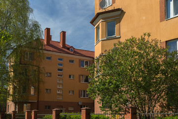 typical buildings in central Kaliningrad