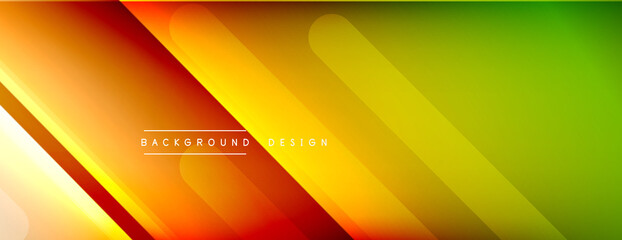 Dynamic lines abstract background. 3D shadow effects and fluid gradients. Modern overlapping forms
