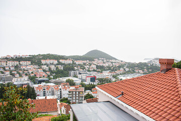 Panorama of Dubrovnik city