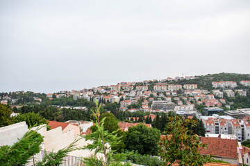 Panorama of Dubrovnik city